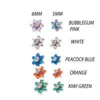 14g 1.2mm thread Opal Flower Top - Body Clickers Body Jewelry