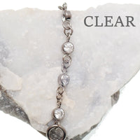 Titanium & CZ Add on Piercing Chain 32mm or 38mm - Body Clickers Body Jewelry