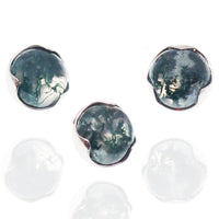 14G Natural Stone Attachment top - Body Clickers Body Jewelry