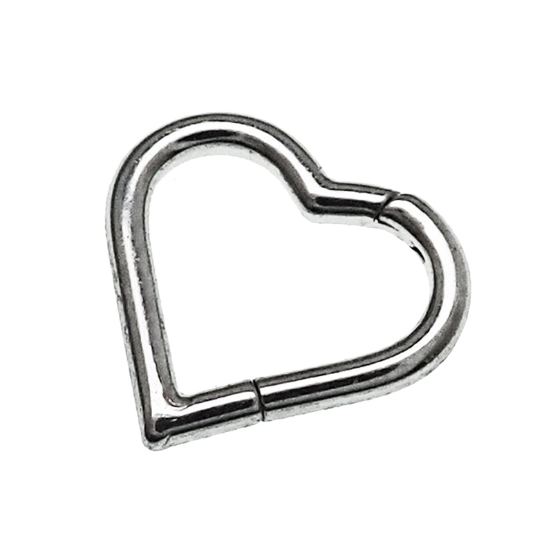 Heart-Shaped Titanium Clicker 16g