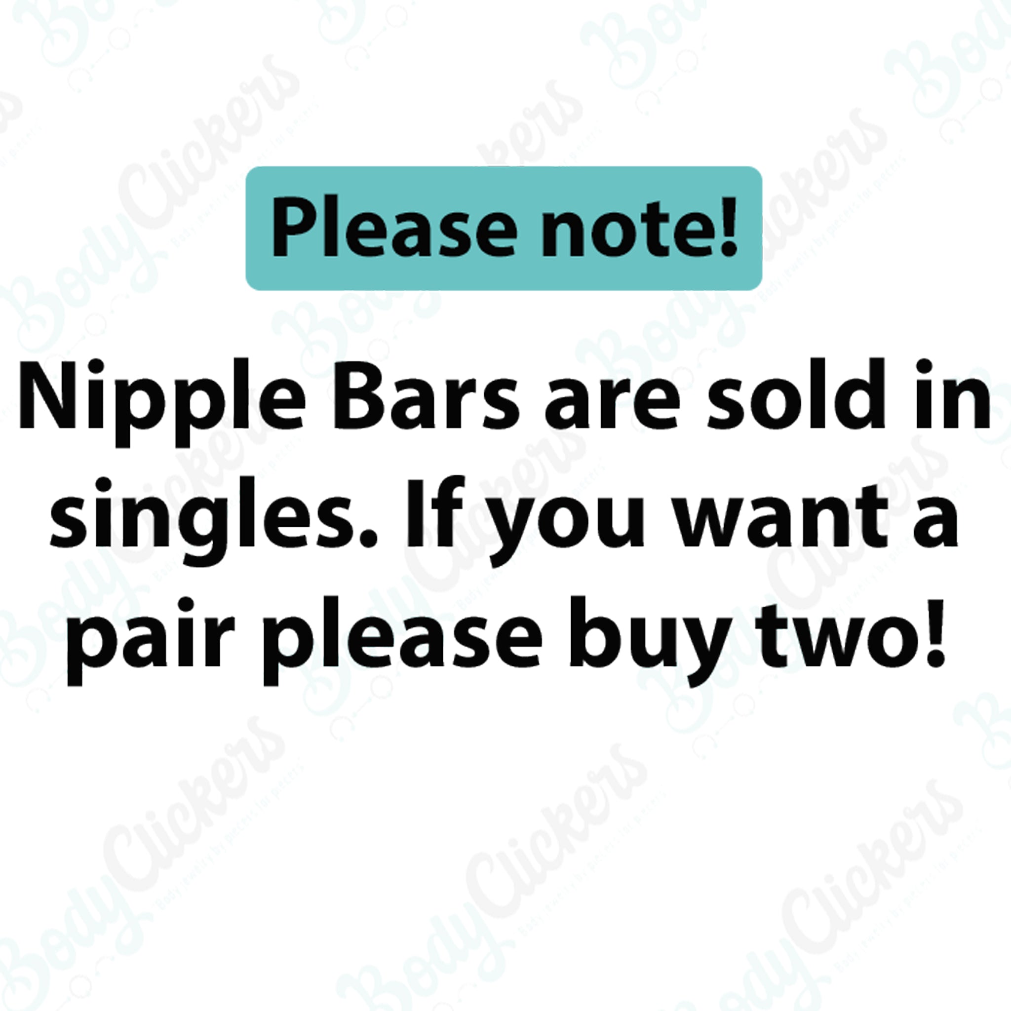 Pair Natural Stone Nipple Piercings Titanium 14g - Body Clickers Body Jewelry