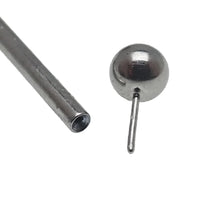 Titanium Ball Push Fit Barbell 16g, 14g, 12g - Body Clickers Body Jewelry