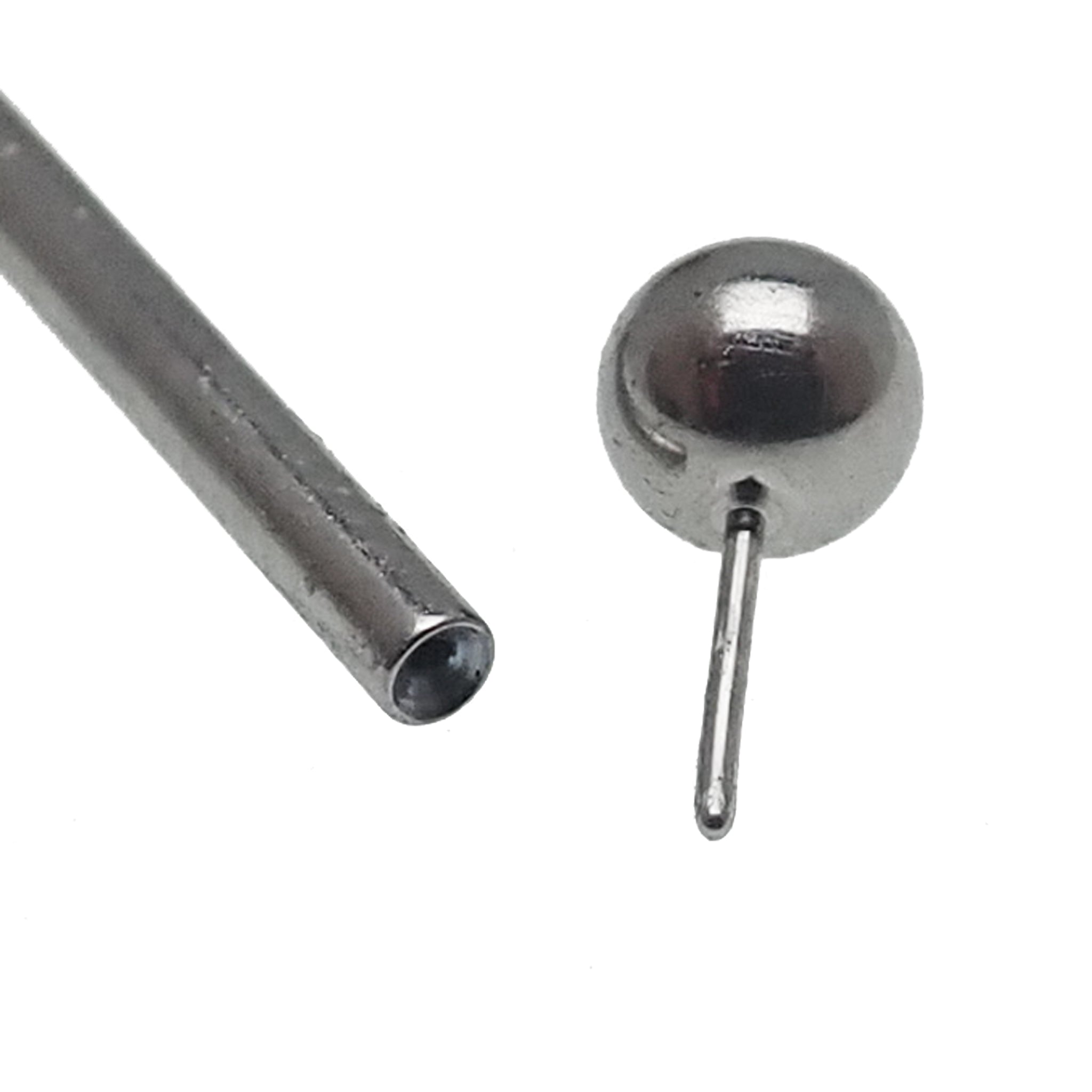 Titanium Ball Push Fit Barbell 16g, 14g, 12g - Body Clickers Body Jewelry