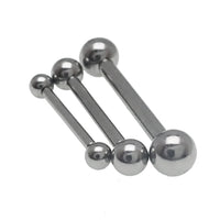 Titanium Ball Push Fit Barbell 16g, 14g, 12g - Body Clickers Body Jewelry