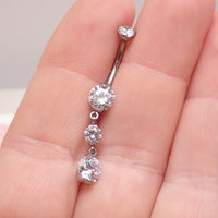 Implant titanium Belly Ring 14g- 11mm
