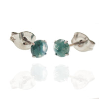 Moss Agate Titanium Earrings pair 20g - Body Clickers Body Jewelry