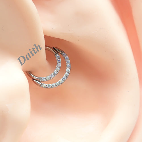 Double Crystal Titanium Clicker 16g