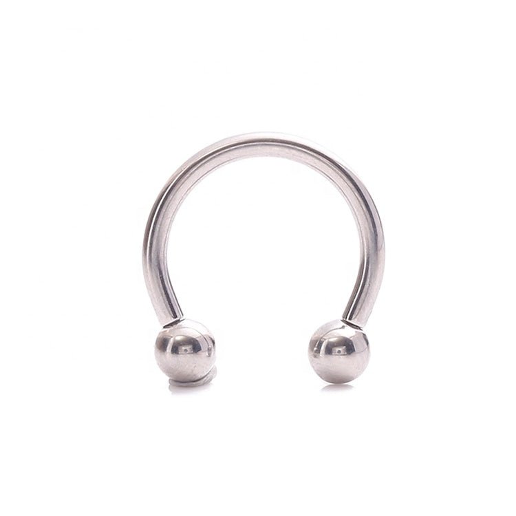 Horseshoe & Balls 14g - Body Clickers Body Jewelry