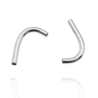 J - Curve Titanium Curve Bar 16g, 14g - Body Clickers Body Jewelry