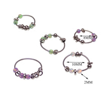 Steel Ring with Assorted Attachments 22g - Body Clickers Body Jewelry