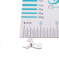 Hummingbird Push Fit Titanium Flatback Piercing 20g, 18g, 16g, 14g - Body Clickers Body Jewelry