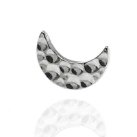 Hammered Moon Titanium Top Only 16g, 14g - Body Clickers Body Jewelry