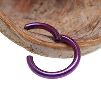 Plain Titanium Clicker 12g - Body Clickers Body Jewelry