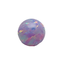 6mm Fire Opal Balls 14g internally threaded - Body Clickers Body Jewelry