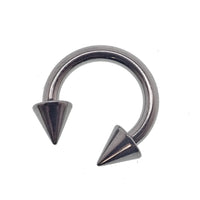 Titanium Cone Horseshoe 14g, 16g - Body Clickers Body Jewelry