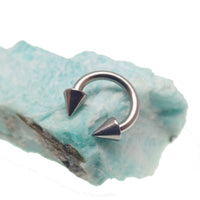 Titanium Cone Horseshoe 14g, 16g - Body Clickers Body Jewelry
