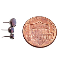 Opalite 3 Set PUSH FIT Flatback Labret 20g, 18g, 16g, 14g