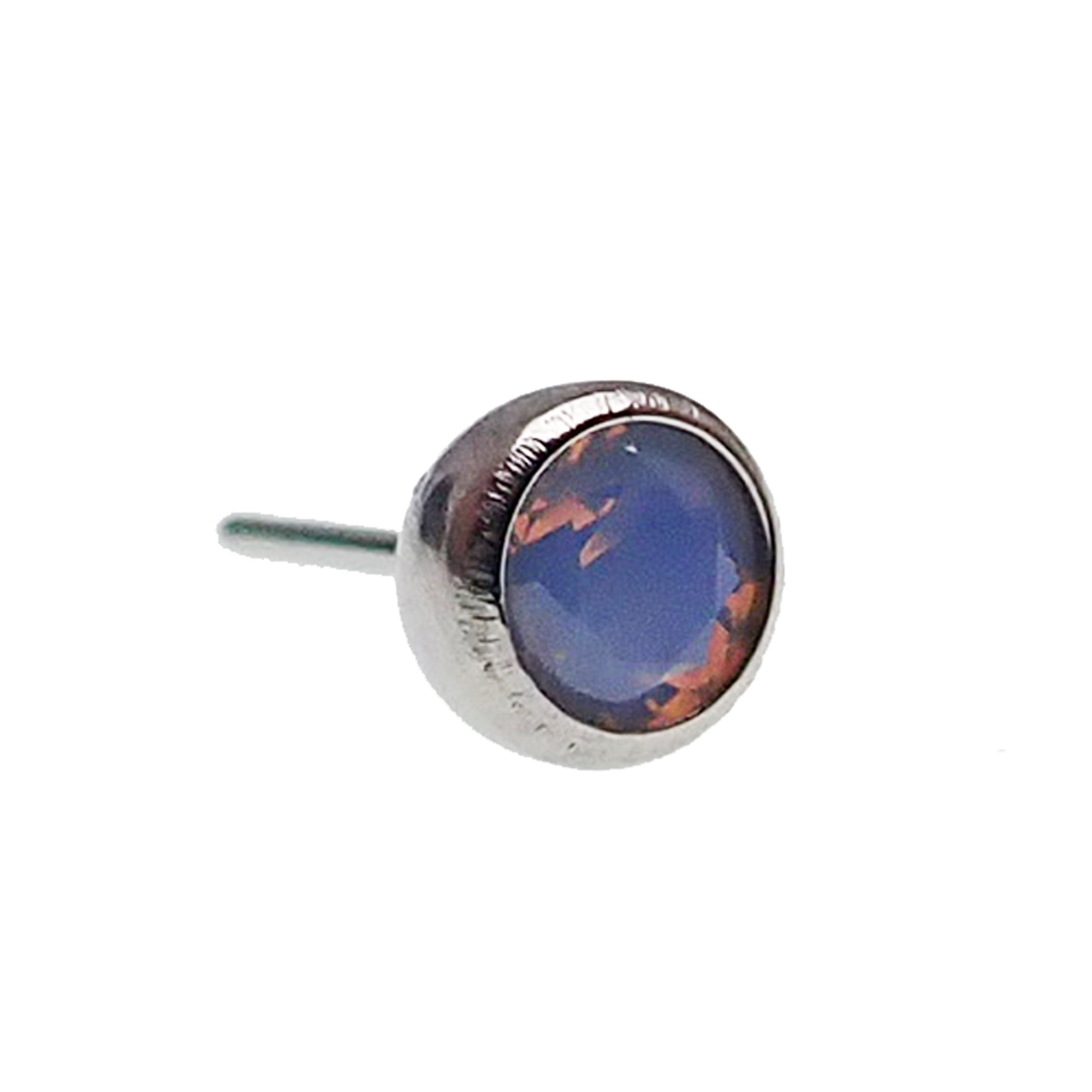 Opalite PUSH FIT Top Only 20g, 18g, 16g, 14g - Body Clickers Body Jewelry