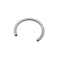 Horseshoe Titanium Circular Ring 16g, 14g - Body Clickers Body Jewelry