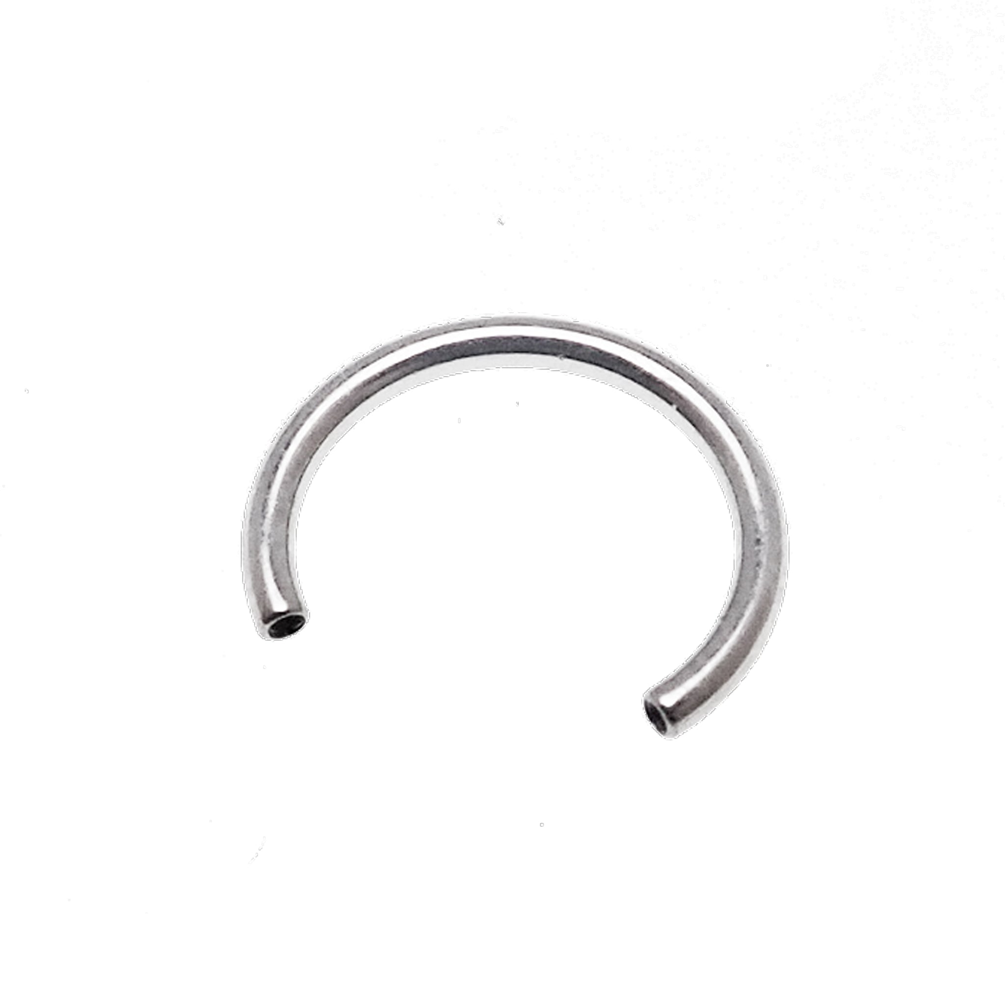 Horseshoe Titanium Circular Ring 16g, 14g - Body Clickers Body Jewelry