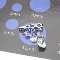 Titanium Threadless Push Fit Dangle Earring 20g, 18g, 16g, 14g - Body Clickers Body Jewelry
