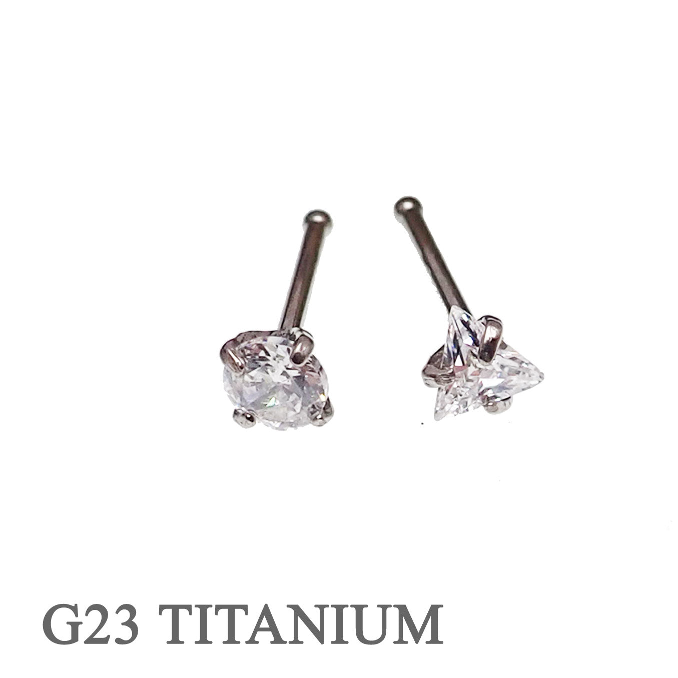 Titanium Nose Studs set