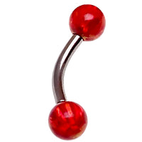 5mm Opal Curved Bar 14g