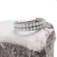Double Row Opal Clicker 16g