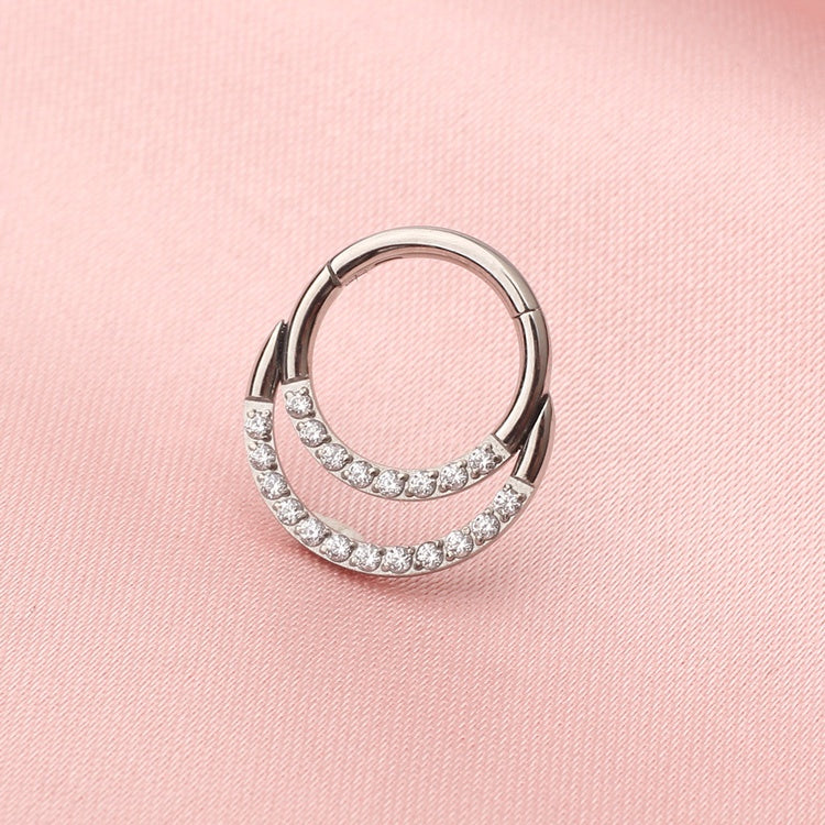 Double Crystal Titanium Clicker 16g