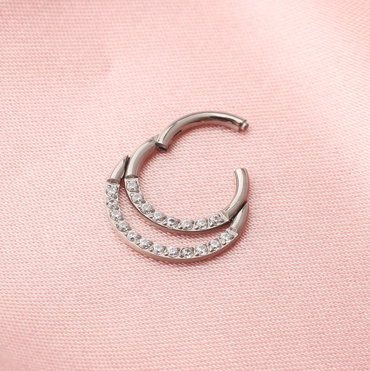 Double Crystal Titanium Clicker 16g