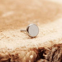 Push Fit Titanium Disc - top only - Body Clickers Body Jewelry