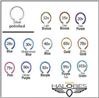 Titanium Earrings Hammered Metal Disc - Body Clickers Body Jewelry