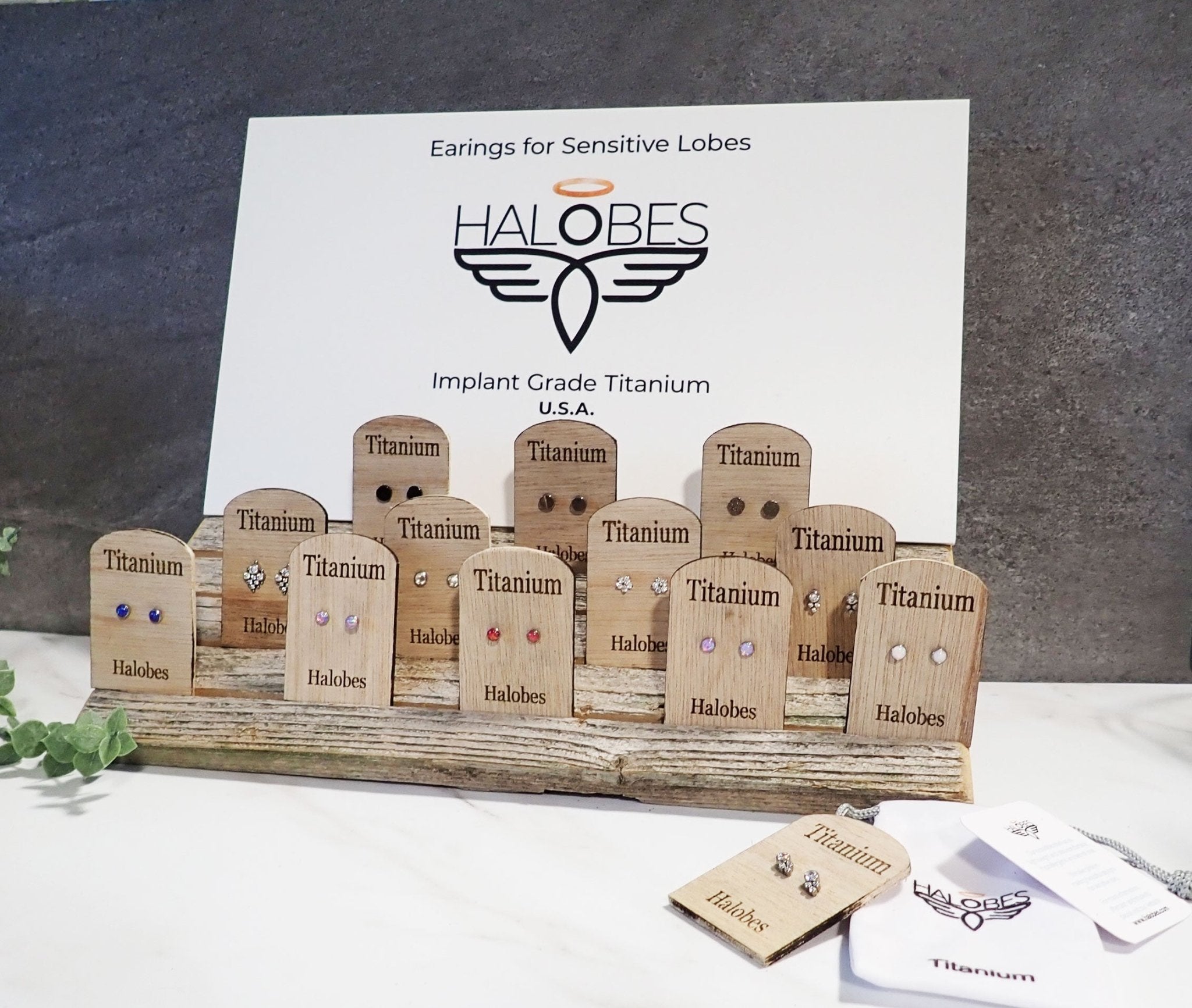 Titanium Earrings Hammered Metal Disc - Body Clickers Body Jewelry