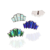 Marquise Opal Flatback Piercing 18g, 16g, 14g - Body Clickers Body Jewelry