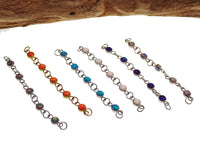 Titanium Opal Piercing add on Chain - Body Clickers Body Jewelry