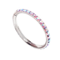 AB Sparkly Titanium CZ Clicker 16g - Body Clickers Body Jewelry