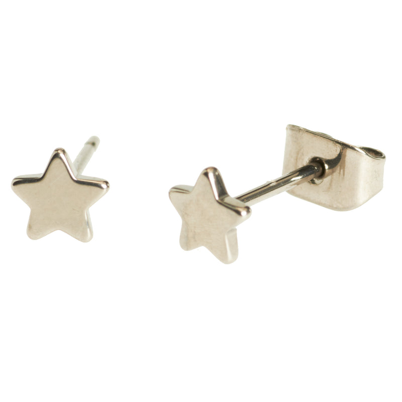 Titanium Earrings Stars