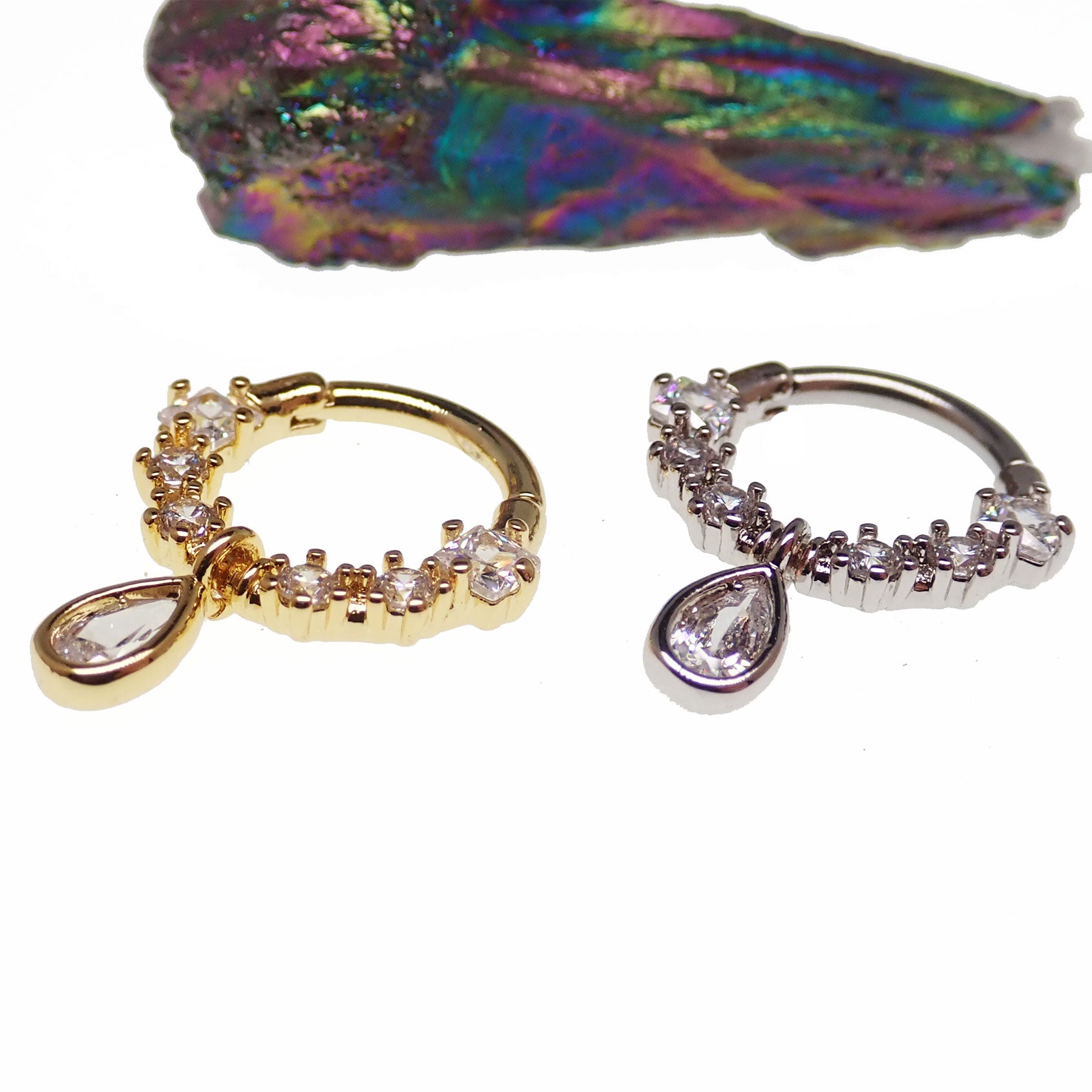 Tear Drop Septum Clicker 16g