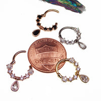 Tear Drop Septum Clicker 16g