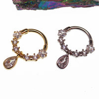 Tear Drop Septum Clicker 16g