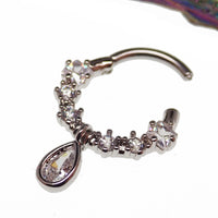 Tear Drop Septum Clicker 16g
