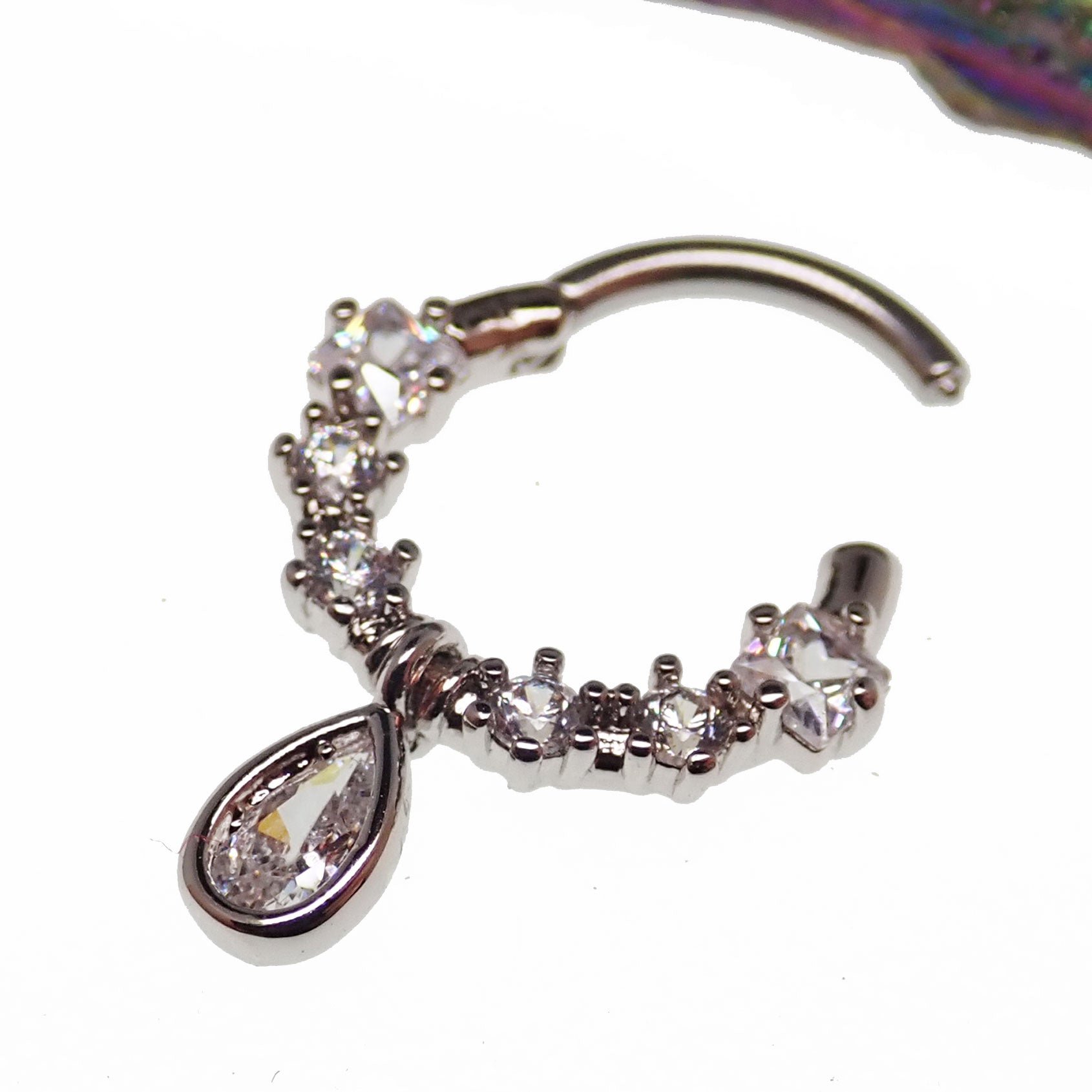 Tear Drop Septum Clicker 16g