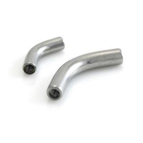 Curved Push Fit Barbell Stems 14g, 16g