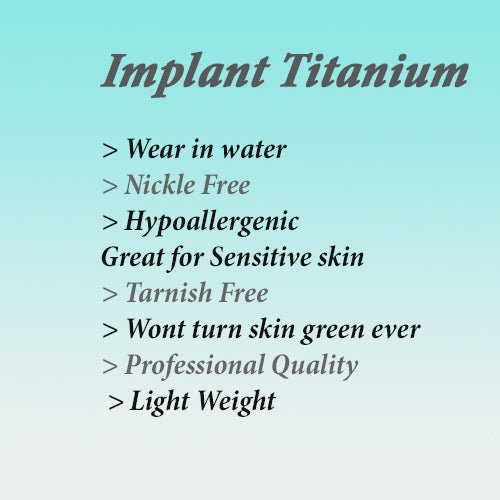 Clear CZ Tri - Flower Industrial Scaffold Titanium Bar 14g - Body Clickers Body Jewelry