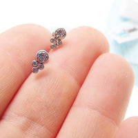 Titanium Cluster Earrings