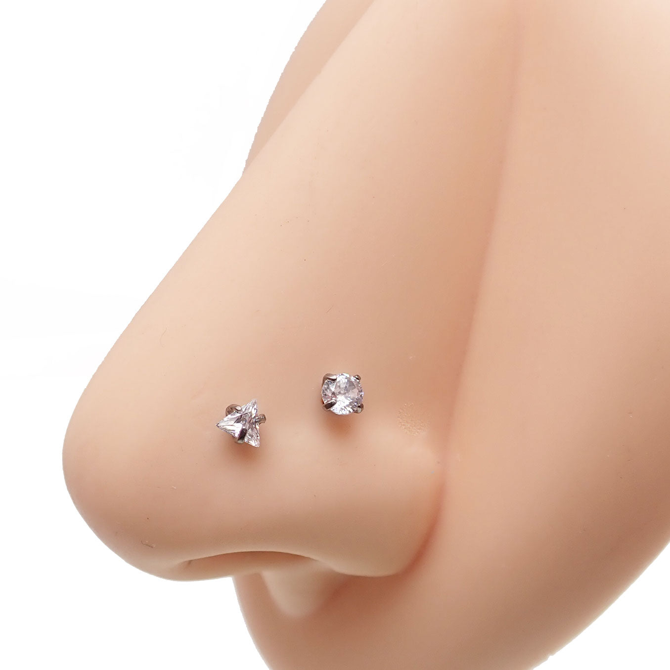 Titanium Nose Studs set