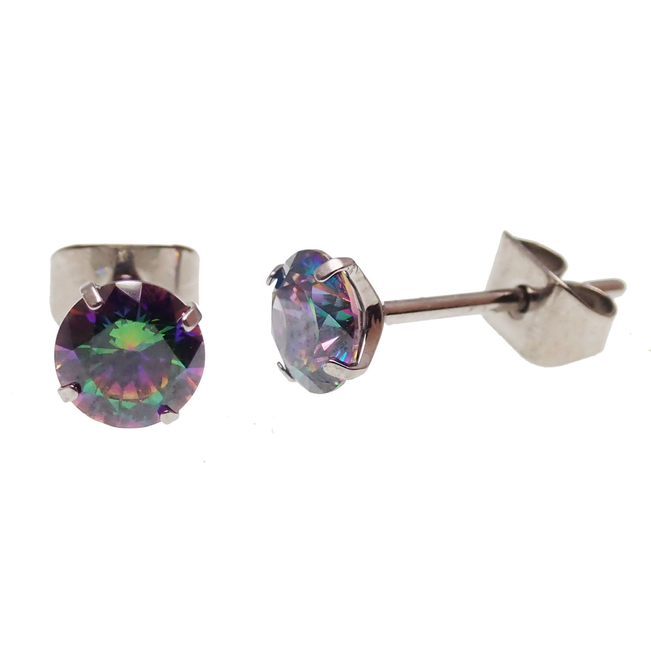 Titanium Earrings VM Crystal
