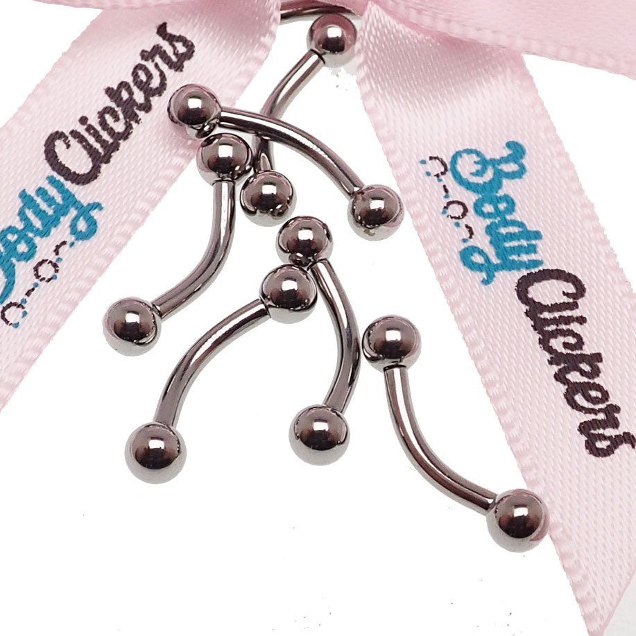 Curved Barbells - Body Clickers Body Jewelry