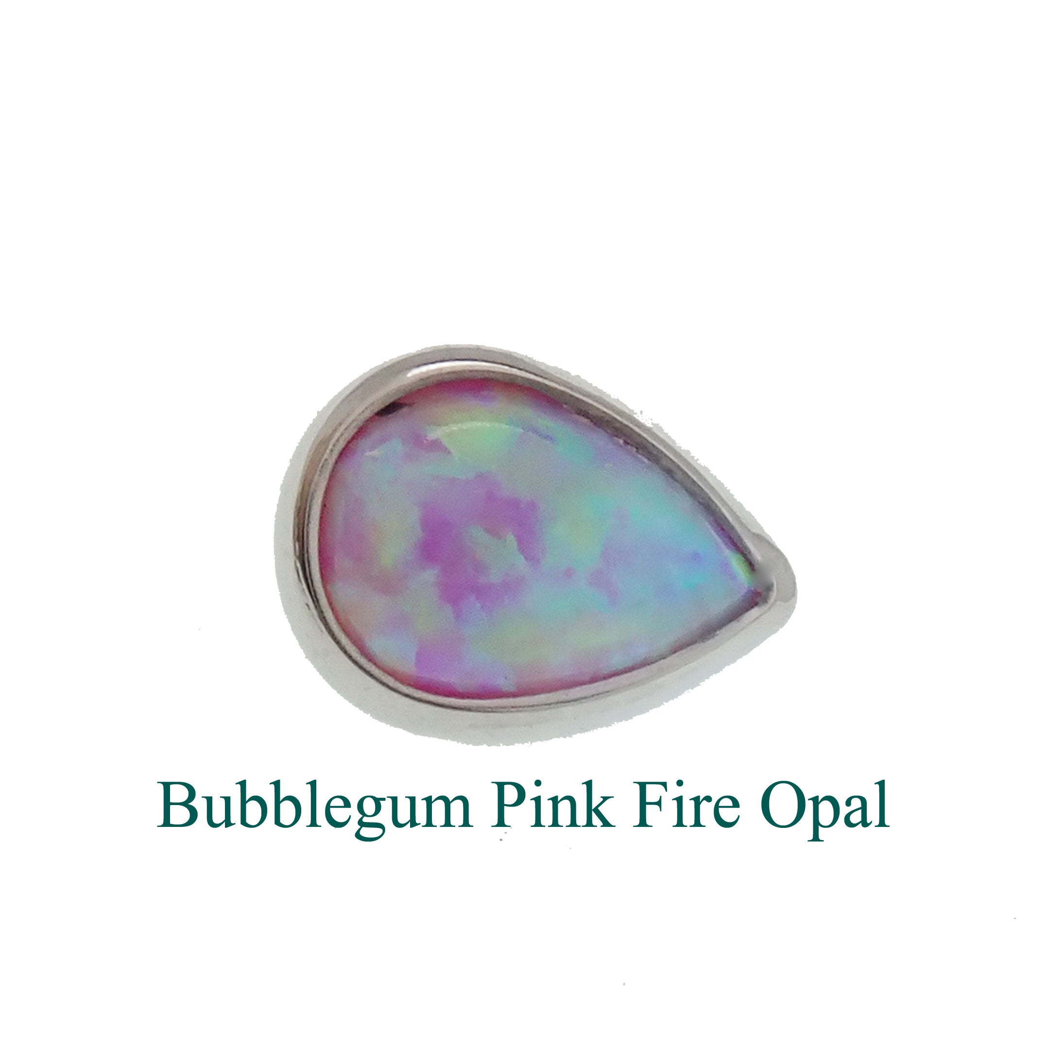 14g Teardrop Flatback/ Dermal piercing