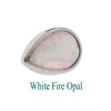 14g Teardrop Flatback/ Dermal piercing